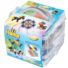 Midi Pieni Säilytyslaatikko + 6000 Askarteluhelmet ryhmässä Askartelu ja Harrastus / Askartelu / Putkihelmet ja tarvikkeet @ Pen Store (126039)