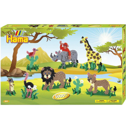 Midi Askarteluhelmet Lahjapaketti Safari 5000 kpl ryhmässä Kids / Hauskaa oppimista / Putkihelmet ja helmialustat / DIY-paketti putkihelmiä @ Pen Store (126131)