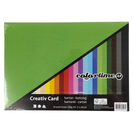 Värillinen paperi basic A4 180 g ryhmässä Kids / Hauskaa oppimista / Paperi ja Piirustusalusta Lapsille / Värillinen paperi lapsille @ Pen Store (126470)