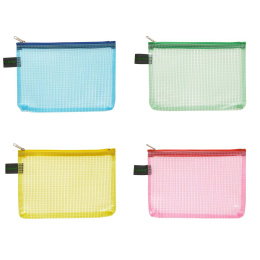 Vetoketjullinen pussi Mesh A6 ryhmässä Taiteilijatarvikkeet / Muut taidetarvikkeet / Säilytys @ Pen Store (126520_r)