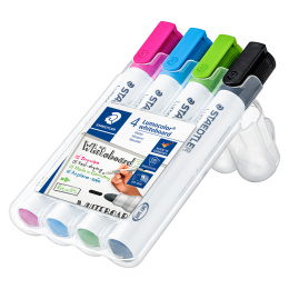Lumocolor Whiteboard marker 4-pack 2 mm ryhmässä Kynät / Toimisto ja merkkaus / Valkotaulutussit @ Pen Store (126605)
