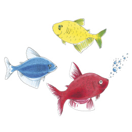 Ciao Set 5+1 Brights ryhmässä Kynät / Taiteilijakynät / Maalitussit @ Pen Store (126812)