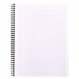 Notebook Spiral Valkoinen VA4 Squared ryhmässä Paperit ja Lehtiöt / Kirjoitus ja muistiinpanot / Vihkot ja lehtiöt @ Pen Store (127147)