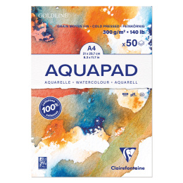 Aquapad akvarellilehtiö 300 g A4 ryhmässä Paperit ja Lehtiöt / Taiteilijalehtiöt / Akvarellipaperit @ Pen Store (127415)