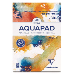 Aquapad akvarellilehtiö 300g A3 ryhmässä Paperit ja Lehtiöt / Taiteilijalehtiöt / Akvarellipaperit @ Pen Store (127416)