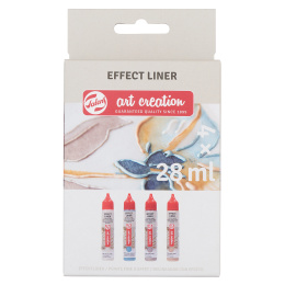 Effect Liner Setti 4 x 28 ml Specialties Pearl ryhmässä Askartelu ja Harrastus / Askartelu / Askartelumaalit @ Pen Store (127516)