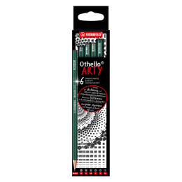 Othello Arty Lyijykynä B+H 6 kpl ryhmässä Taiteilijatarvikkeet / Liidut ja lyijyt / Grafiitti ja lyijyt @ Pen Store (127809)
