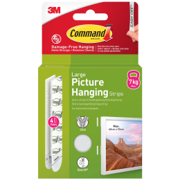 Command Taulunkiinnityspalat Large ryhmässä Askartelu ja Harrastus / Järjestää / Kehykset / Taulunripustus @ Pen Store (127889)