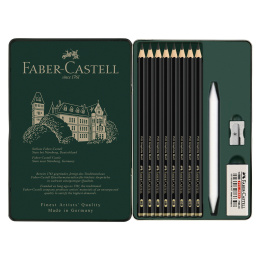 PITT Graphite Matt Lyijykynä 11-setti ryhmässä Taiteilijatarvikkeet / Liidut ja lyijyt / Grafiitti ja lyijyt @ Pen Store (127915)