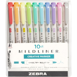 Mildliner 10-pack ryhmässä Kynät / Taiteilijakynät / Maalitussit @ Pen Store (127931)