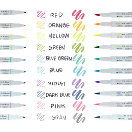 Mildliner Brush Nr2 10-pack ryhmässä Kynät / Taiteilijakynät / Sivellinkynät @ Pen Store (127932)