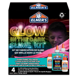 Glow in the Dark Limapakkaus 4 osaa ryhmässä Kids / Hauskaa oppimista / Slime @ Pen Store (128052)
