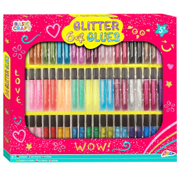 Glitter Glues (10ml) 64-setti ryhmässä Kids / Hauskaa oppimista / Liimat lapsille @ Pen Store (128495)