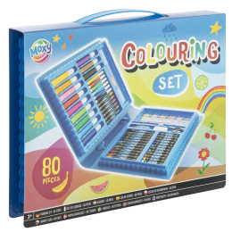 Colouring Set 80 kpl ryhmässä Kids / Hauskaa oppimista / Askartelulaatikot @ Pen Store (128499)
