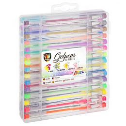 Gel Pens in carry Case 30 kpl ryhmässä Kids / Lastenkynät / Lasten kirjoituskynät @ Pen Store (128514)