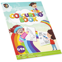 Colouring Book A4 ryhmässä Kids / Hauskaa oppimista / Väritys- ja askartelukirjat / Värityskirjat @ Pen Store (128515)