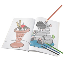 Colouring Book A4 ryhmässä Kids / Hauskaa oppimista / Väritys- ja askartelukirjat @ Pen Store (128515)