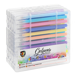 Gelpens 48-setti (Glitter/Neon/Metallic/Pastel) ryhmässä Kids / Lastenkynät / Lasten kirjoituskynät @ Pen Store (128516)