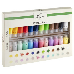 Akryylimaali 24-setti (22 ml) ryhmässä Taiteilijatarvikkeet / Taiteilijavärit / Akryylivärit @ Pen Store (128545)