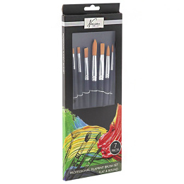 Sivellin Synthetic 7-setti ryhmässä Taiteilijatarvikkeet / Siveltimet / Sivellinsetit @ Pen Store (128555)