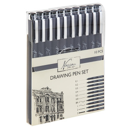 Fineliners 10-setti ryhmässä Kynät / Kirjoittaminen / Finelinerit @ Pen Store (128557)