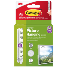 Command Taulunkiinnityspalat Narrow ryhmässä Askartelu ja Harrastus / Järjestää / Kehykset / Taulunripustus @ Pen Store (128610)