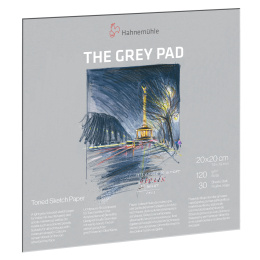 The Grey Pad Luonnoslehtiö 20x20 cm 120g ryhmässä Paperit ja Lehtiöt / Taiteilijalehtiöt / Värillinen paperi @ Pen Store (128671)