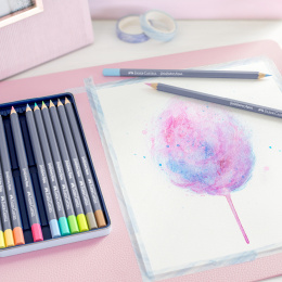 Goldfaber Aqua Akvarellikynät 12-setti Pastel ryhmässä Kynät / Taiteilijakynät / Akvarellikynät @ Pen Store (128726)