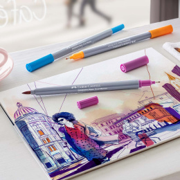 Goldfaber Aqua Dual Marker 6-setti Shades of grey ryhmässä Kynät / Taiteilijakynät / Maalitussit @ Pen Store (128729)