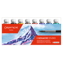 Gouache Studio 8x10 ml tuubit ryhmässä Taiteilijatarvikkeet / Taiteilijavärit / Guassivärit @ Pen Store (128908)