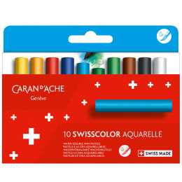 Swisscolor Aquarelle Pastelliliidut 10-sarja ryhmässä Taiteilijatarvikkeet / Liidut ja lyijyt / Pastelliliidut @ Pen Store (128916)