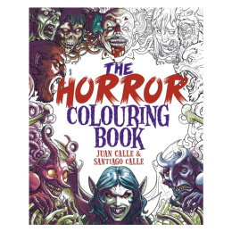 The Horror Colouring Book ryhmässä Askartelu ja Harrastus / Kirjat / Aikuisten värityskirjat @ Pen Store (129244)