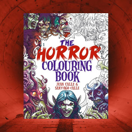 The Horror Colouring Book ryhmässä Askartelu ja Harrastus / Kirjat / Aikuisten värityskirjat @ Pen Store (129244)