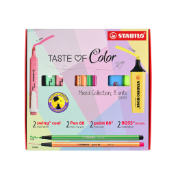 Taste of Color Mixed Set ryhmässä Askartelu ja Harrastus / Askartelu / Bullet Journaling @ Pen Store (129272)