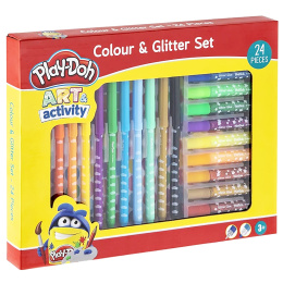 Colour & Glitter 24-set ryhmässä Kids / Lastenkynät / Lasten tussit @ Pen Store (129344)