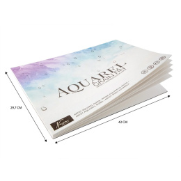 Paper Aquarel A3, 20 sheets ryhmässä Paperit ja Lehtiöt / Taiteilijalehtiöt / Akvarellipaperit @ Pen Store (129357)