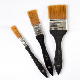 Brushes Wide 3-set ryhmässä Taiteilijatarvikkeet / Siveltimet / Sivellinsetit @ Pen Store (129367)
