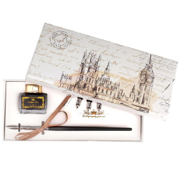 Calligraphy Gift Set with ink ryhmässä Askartelu ja Harrastus / Kalligrafia / Kalligrafiakynät @ Pen Store (129371)