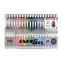 Energel Deluxe RTX Rollerball 07 20 kpl ryhmässä Kynät / Kirjoittaminen / Geelikynät @ Pen Store (129493)