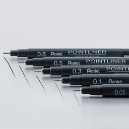 Pointliner 5-setti ryhmässä Kynät / Kirjoittaminen / Finelinerit @ Pen Store (129511)