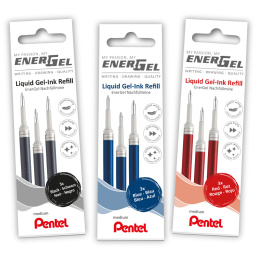 Refill Energel 3 kpl 0.7 ryhmässä Kynät / Kynätarvikkeet / Täytepakkaukset @ Pen Store (129522_r)