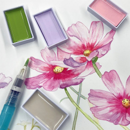 Gansai Tambi Akvarelli 100-setti  ryhmässä Taiteilijatarvikkeet / Taiteilijavärit / Akvarellivärit / Vesiväri napissa @ Pen Store (129541)