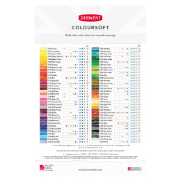Coloursoft Värikynät 72-setti ryhmässä Kynät / Taiteilijakynät / Värikynät @ Pen Store (129555)