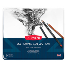 Sketching Collection 24-setti ryhmässä Taiteilijatarvikkeet / Liidut ja lyijyt / Hiilikynät ja hiilet @ Pen Store (129575)