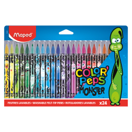 Colorpeps Tussit Monster 24 kpl ryhmässä Kids / Lastenkynät / Lasten tussit @ Pen Store (129630)