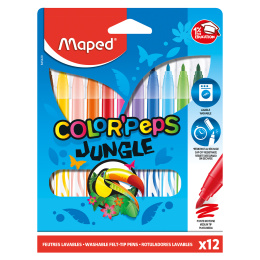 Colorpeps Tussit Jungle 12 kpl ryhmässä Kids / Hauskaa oppimista / Lahjat lapsille @ Pen Store (129631)