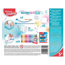 Blow Pen Art Kit ryhmässä Kids / Lastenkynät / Lasten tussit @ Pen Store (129634)