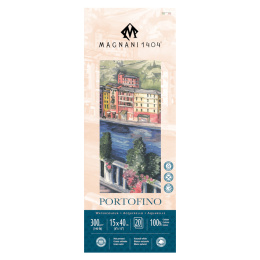 Akvarelliilehtiö Portofino 100% Puuvilla 300g Satin 15x40cm 20 Sheets ryhmässä Paperit ja Lehtiöt / Taiteilijalehtiöt / Akvarellipaperit @ Pen Store (129682)