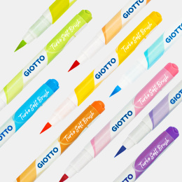 Turbo Soft Brush Pen Pastel 10-setti ryhmässä Kids / Lastenkynät / Lasten värikynät @ Pen Store (129957)