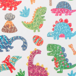 Stickers Dino 1 arkki ryhmässä Kids / Hauskaa oppimista / Stickers @ Pen Store (130004)